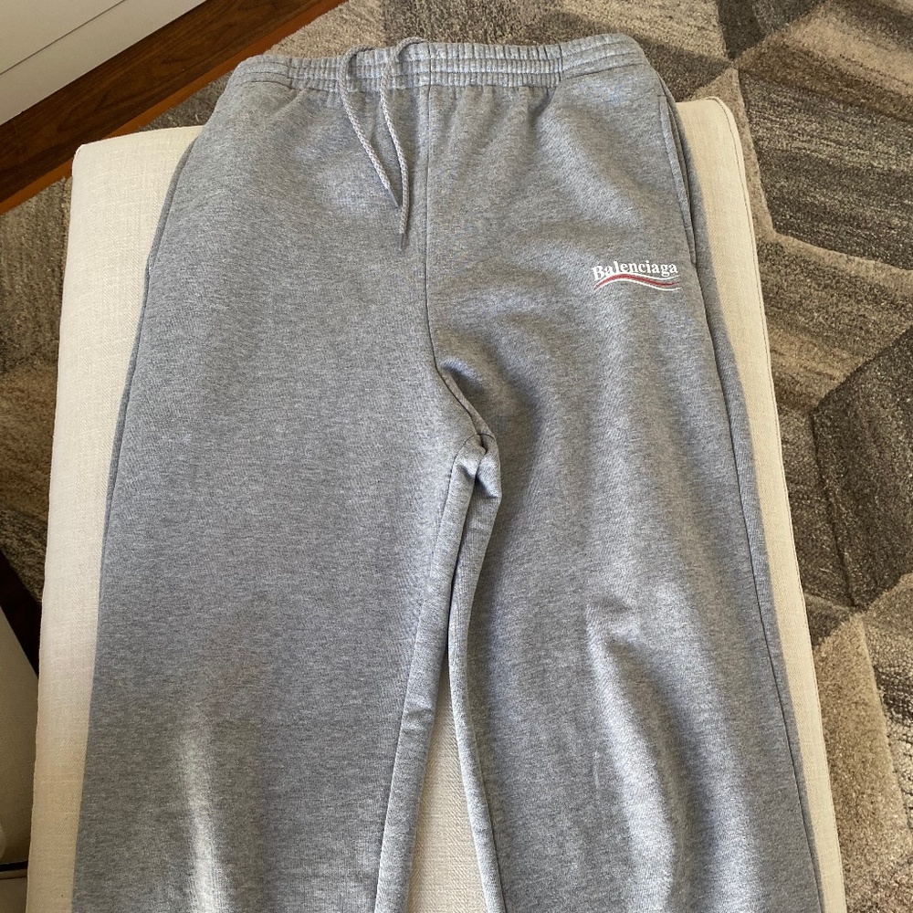 Balenciaga Swat Pants Gray Mens xs Brand New